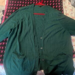 torrid Dark Green Women's Button Cardigan